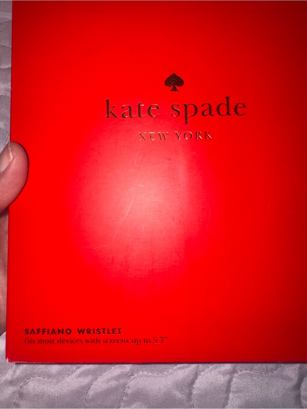 Kate Spade SAFFIANO WRISTLET
fits most devices with screens up to 5.7" nwt, nib
